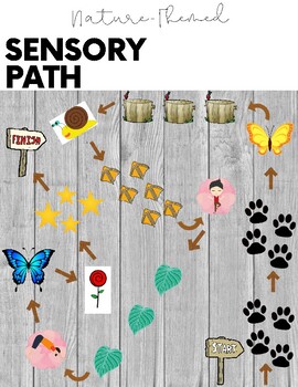 Preview of Sensory Path  (Nature - Themed)