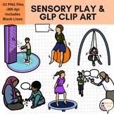 Sensory Play & Gestalt Language Processing GLP ClipArt
