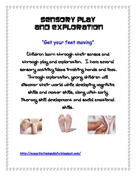 Preview of Sensory Play and Exploration Textured Walks