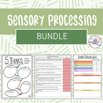 Preview of Sensory Processing - Bundle