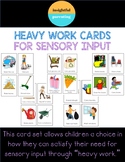 Sensory Processing Heavy Work Cards