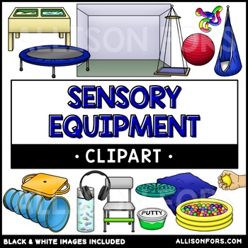 Preview of Sensory Room Equipment - Sensory Needs - Occupational Therapy Clip Art