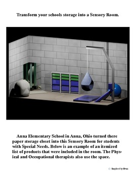 Preview of Sensory Room Example in a Public School for Autism