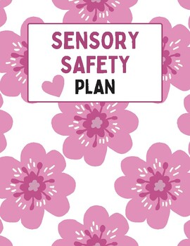 Preview of Sensory Safety Action Plan Workbook - Printable Journal Template