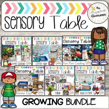 Preview of Sensory Table Growing Bundle | Preschool | Kindergarten | Sensory Bins