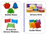 Sensory Toy Labels * NAEYC Style - Pre-K, Preschool and Ch