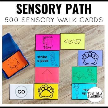 Preview of Sensory Walk Path | Movement Sensory Brain Breaks