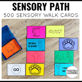 Sensory Walk Path | 500 Cards for Movement, Yoga, and Sens