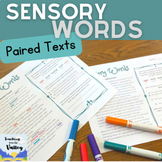 Sensory Words Activity | Paired Texts