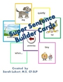 Sentence Builder Cards -- Upgraded