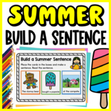 Sentence Building Activity - Kindergarten Summer Literacy Center