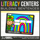 Sentence Building Activity | March Literacy Centers | Digi