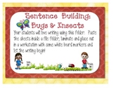 Sentence Building:  Bugs and Insects (Common Core)