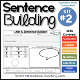 Sentence Building 2 - Writing Contractions Sentences Works