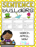 Sentence Building {March, April, May}