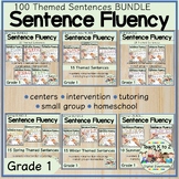 Sentence Building Scrambled Sentences BUNDLE Grade 1 Liter