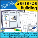 Sentence Building Picture Activities | Worksheets | Winter