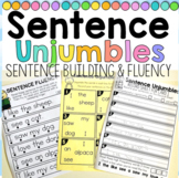 Sentence Building - Sentence Unjumbles and Fluency Activity