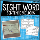 Sentence Building {Sight Word Activities for January}