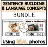 Sentence Building With Real Photos BUNDLE No Prep