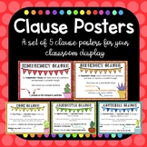 Sentence Clause Posters