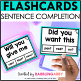 Sentence Completion Flashcards - Taskcards - Science of Re