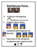 Sentence Component Posters - ASL Modifications + BGC Strategies