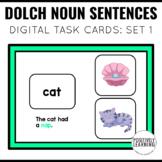 Dolch Noun Sentences Boom Cards Set 1