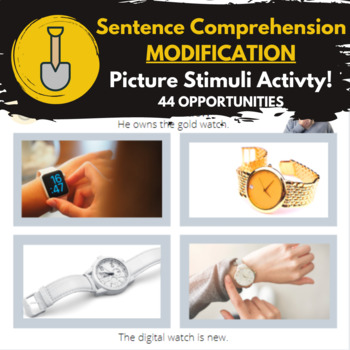 Preview of Sentence Comprehension - Modification [CELF] Picture Stimuli Activity!