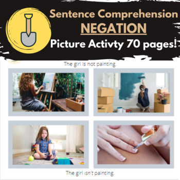 Preview of Sentence Comprehension - Negation [CELF] Activity Full Version