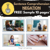 Sentence Comprehension - Negation [CELF-5] FREE Activity Sample