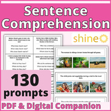 Sentence Comprehension Questions, Picture Reading Comprehe