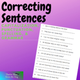 Sentence Correcting Activity