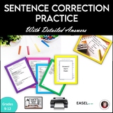 Sentence Correction Practice and Detailed Answers | Print 