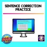 Sentence Correction Practice on BOOM Cards