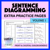Sentence Diagramming Extra Practice Bell Ringers - Volume 1