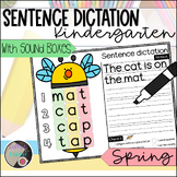 Sentence Dictation Kindergarten | Spring
