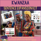 Sentence Expansion Kit with Core Vocabulary Support- Kwanz