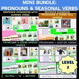 Sentence Expansion Mini Bundle with Pronouns and Seasonal 