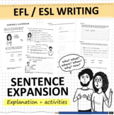 Sentence Expansion - Wh Questions - EFL ESL Literacy Engli