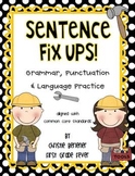 Sentence Fix-Ups! {Grammar, Punctuation, Language & Handwr