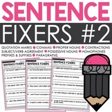 Sentence Fixers #2 | Printable & Digital Sentence Writing 