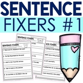 Sentence Fixers #1 | Sentence Writing Digital & Printable | Distance Learning