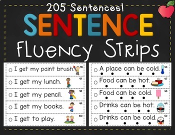 Preview of Sentence Fluency BUNDLE Distance Learning