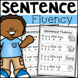 Sentence Fluency Worksheets - Kindergarten Reading