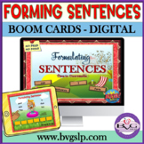 Sentence Formulation | Grammar | Language Therapy BOOM CARDS