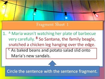 sentence fragment definition wikipedia