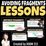 Sentence Fragment Mini-Lessons & Activities