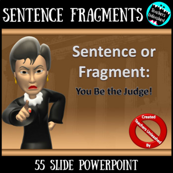Preview of Sentence Fragment PowerPoint Lesson