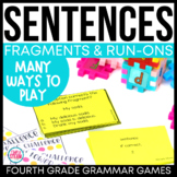 Sentence Fragments & Run-ons | 4th Grade Grammar Game
